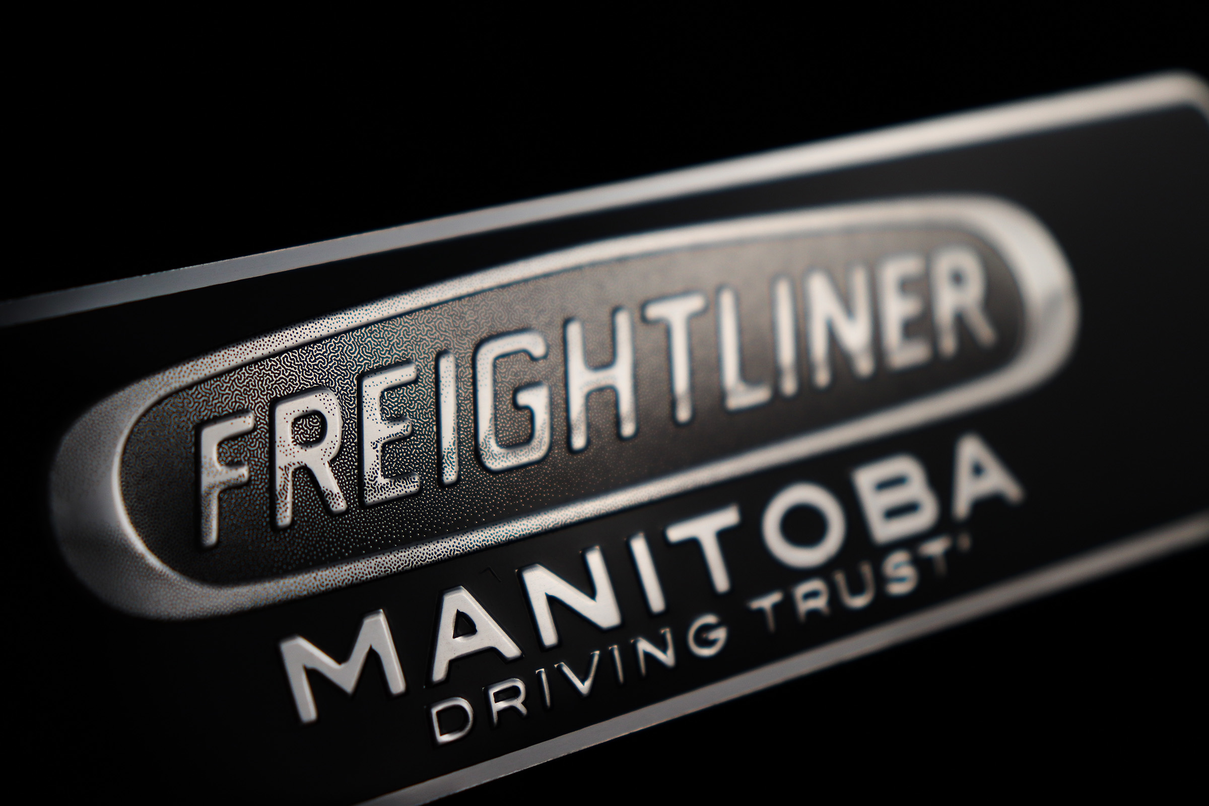 Freightliner Aluminum Nameplate