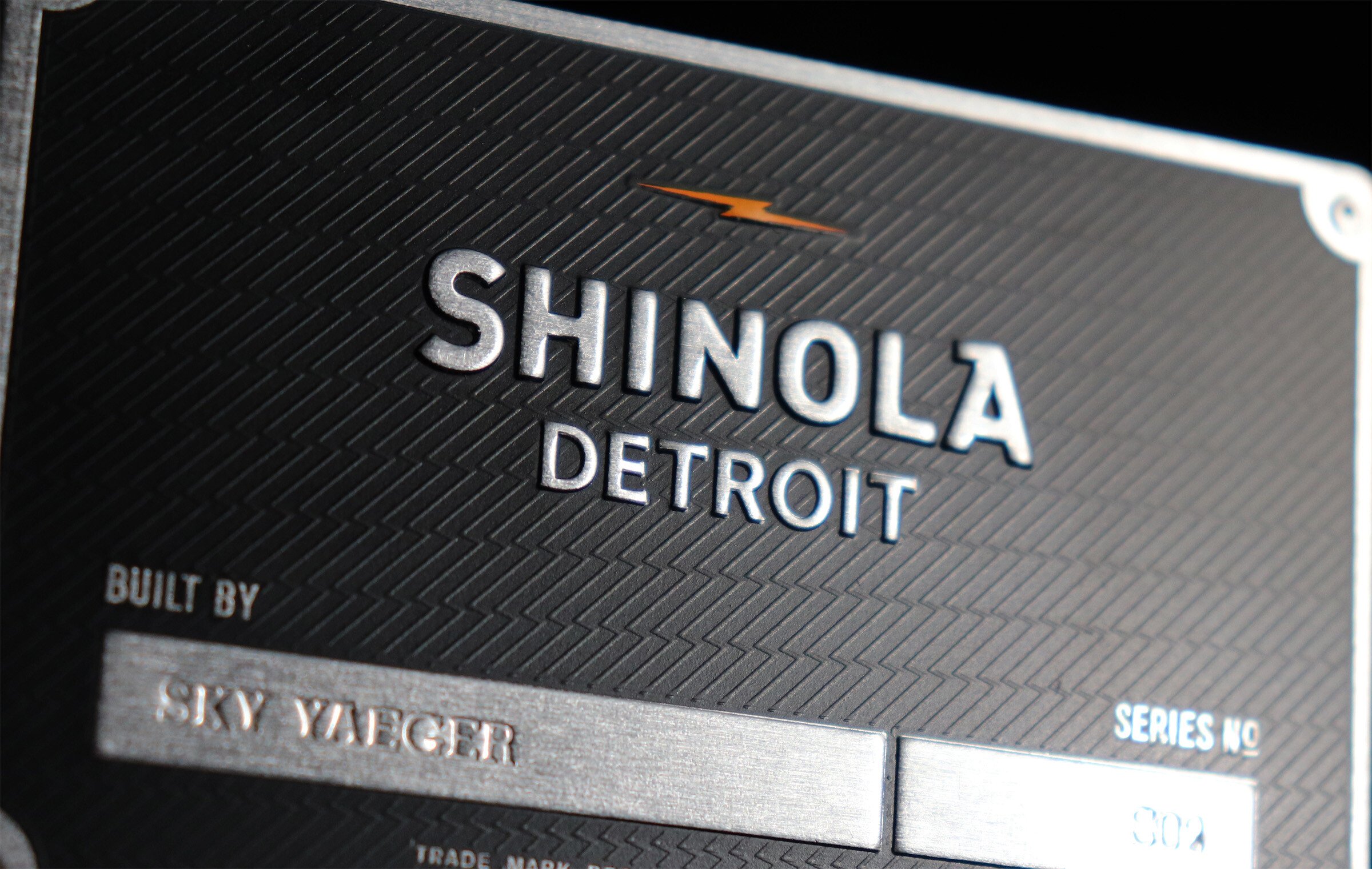 Shinola, Technical Pattern adding Texture