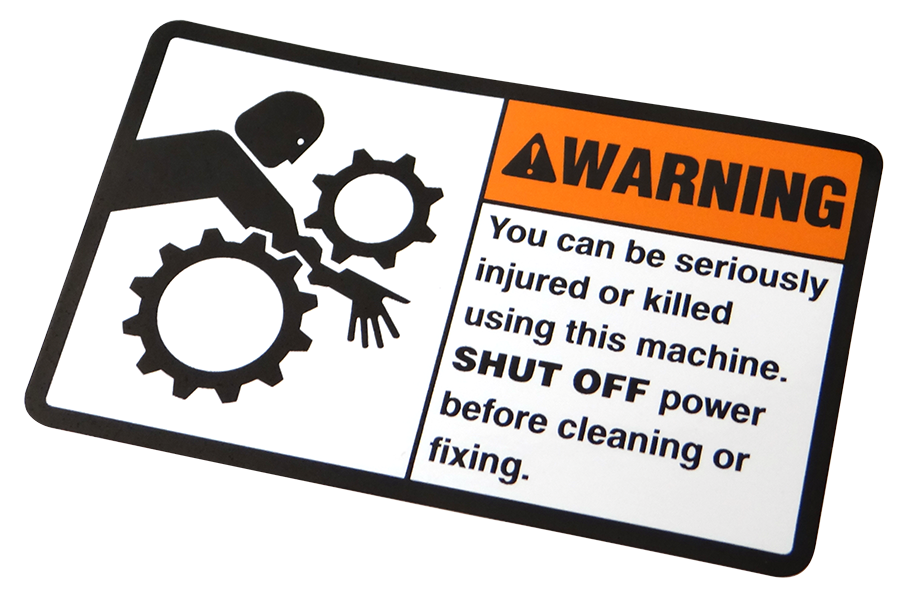 industrial safety labels