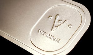 embossed aluminum nameplate