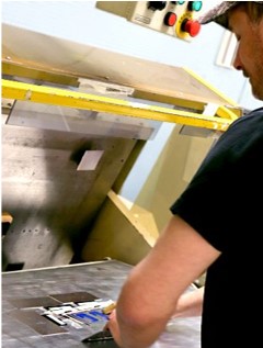 quality checks on manufacturing floor for nameplates and labels