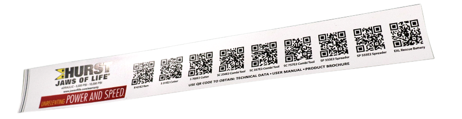 variable data qr codes printed for labels and branding