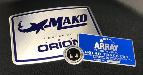 aluminum nameplates and badges