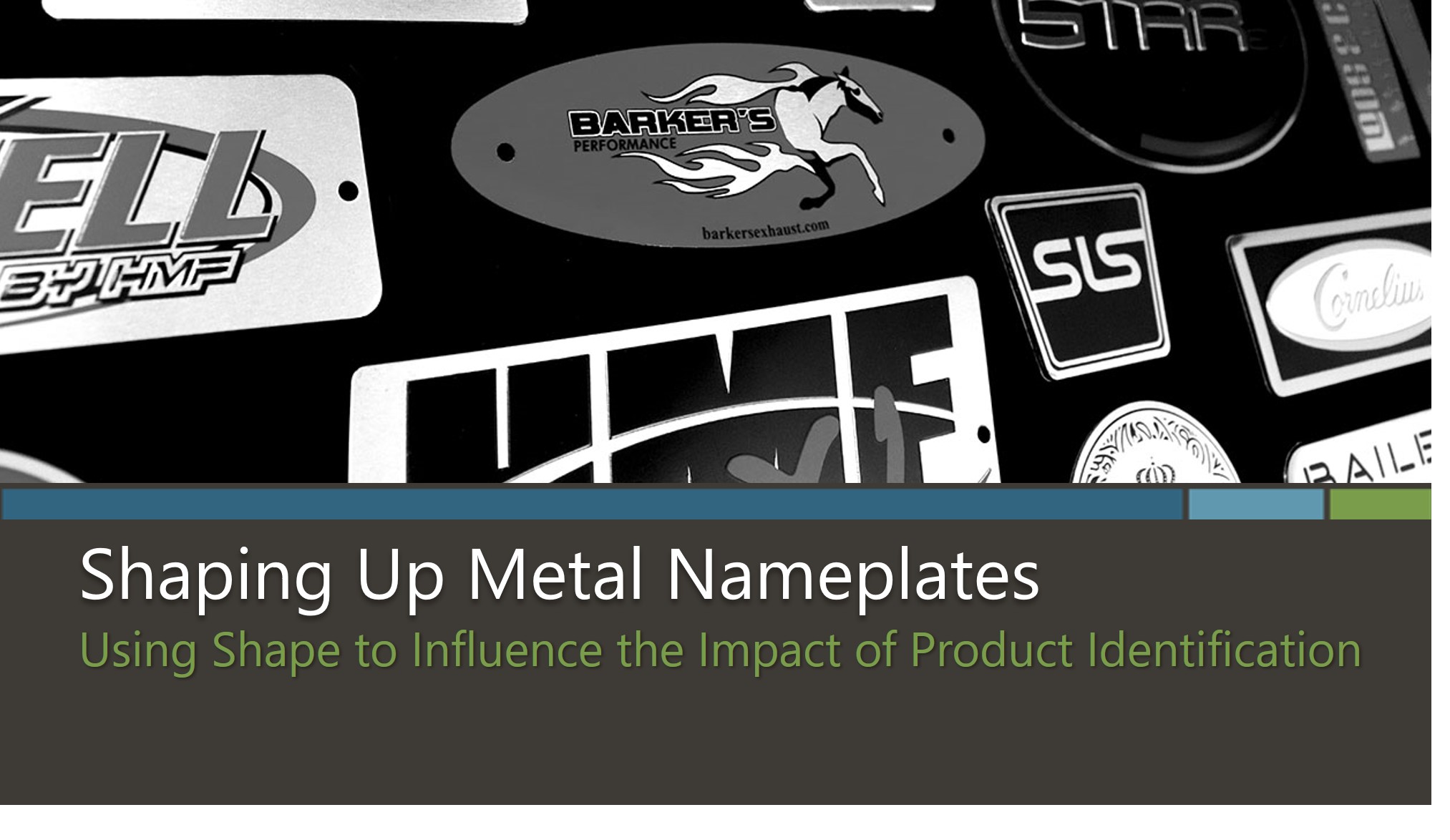Shaping Up Metal Nameplates eBook